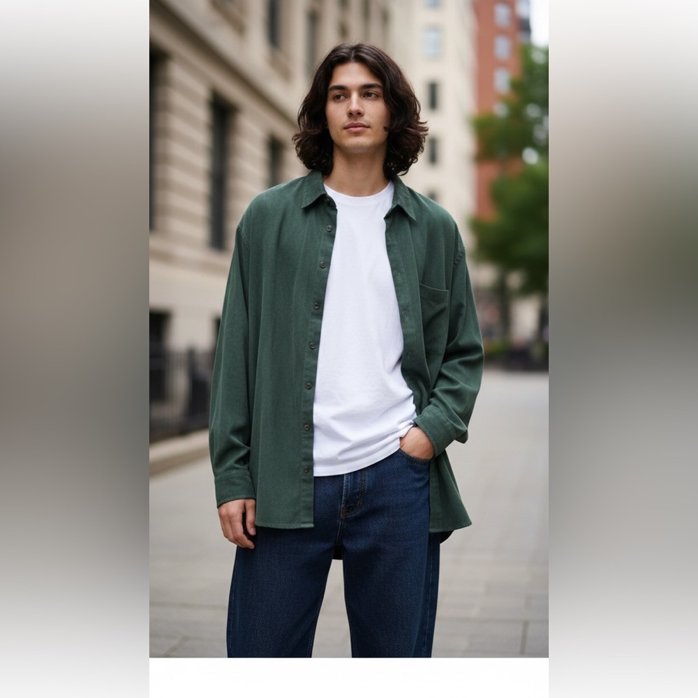 Harbor Bay Olive Knit Shirt